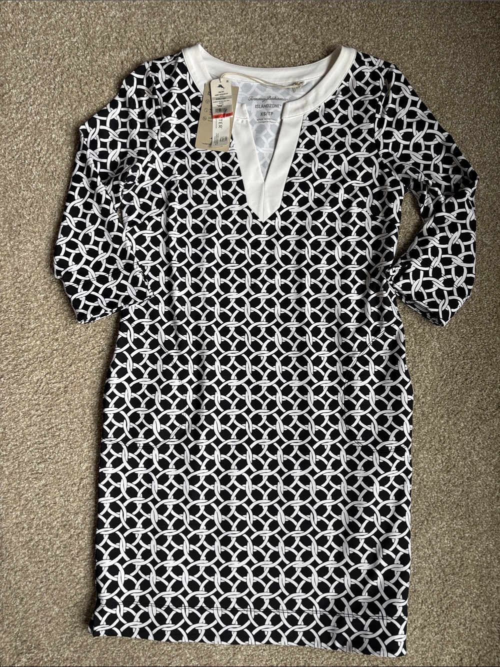 Tommy Bahama Aubrey Interlock Bay Minidress - XS - NWT